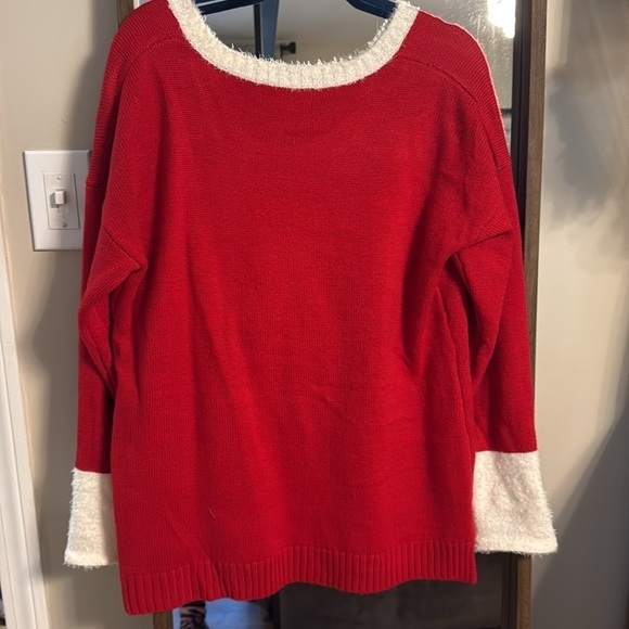 33 Degrees Ugly Christmas Sweater french bulldog women's size XL - Picture 4 of 7